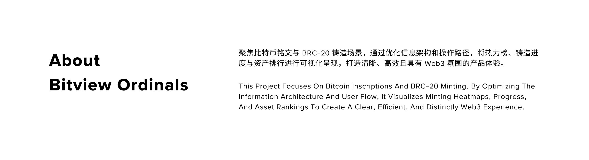 Bitview 项目页面 02